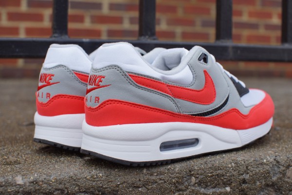 Nike Air Max Light Essential - White/Light Crimson-Grey-Black 3