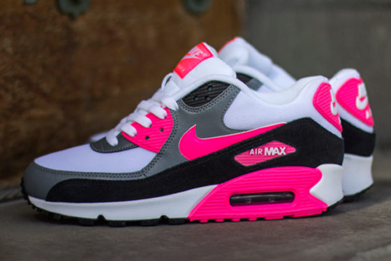 nike air max grey and pink