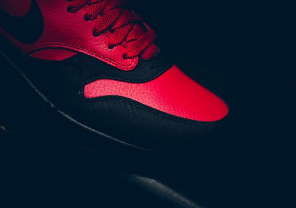 Nike Air Max 1 LTR Premium - Gym Red/Black 5