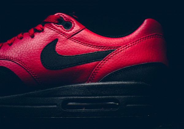 Nike Air Max 1 LTR Premium - Gym Red/Black 7