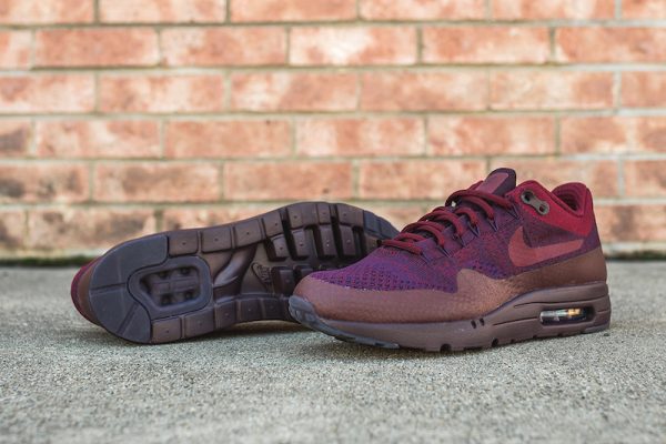 Nike Air Max 1 Ultra Flyknit - Grand Purple/Team Red 4