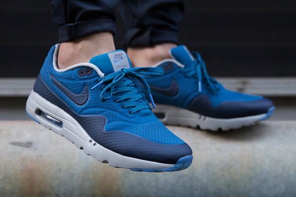 Nike Air Max 1 Ultra Moire - Navy Blue/Bright Blue-White 2