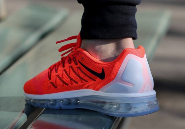 Nike Air Max 2015 - Bright Crimson / Black - Summit White 3