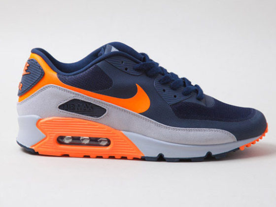 air max 90 orange and grey