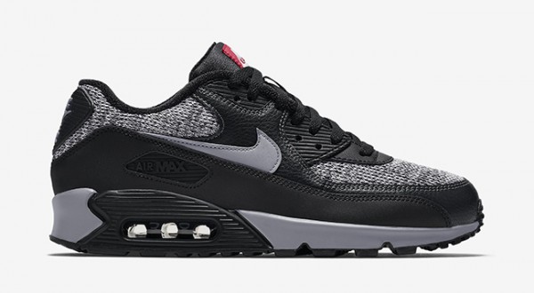 Nike Air Max 90 Essential - Black/Cool Grey-Anthracite-University Red 8