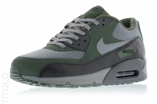 Nike Air Max 90 Essential - Cool Grey/Clear Grey-Black-Carbon Green 5