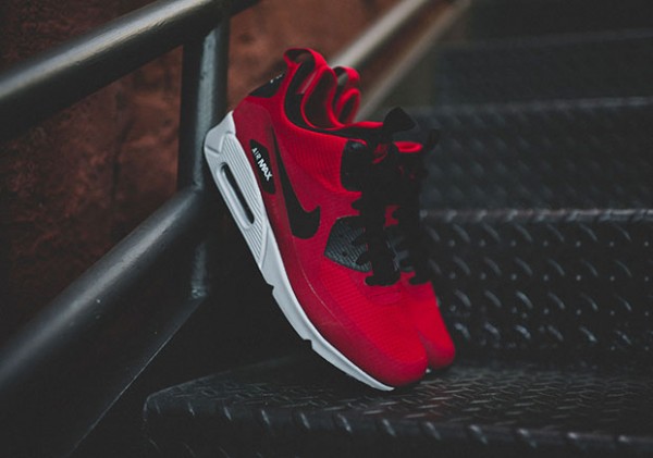 Nike Air Max 90 Mid Winter - Gym Red/Black-Wolf Grey 2