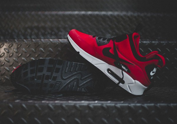 Nike Air Max 90 Mid Winter - Gym Red/Black-Wolf Grey 4