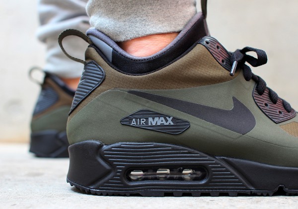 Nike Air Max 90 Mid WNTR - Dark Loden / Black - Dark Grey 2