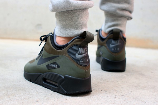 Nike Air Max 90 Mid WNTR - Dark Loden / Black - Dark Grey 3