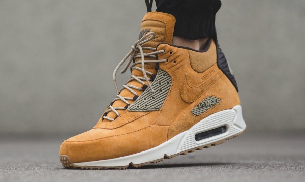 Nike Air Max 90 Sneakerboot Winter - Bronze/Black-Bamboo-Bl Ribbon 3