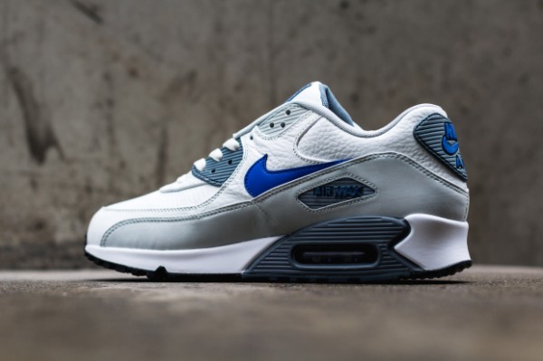 Nike Air Max 90 - Summit White / Lyon Blue - Grey Mist 4