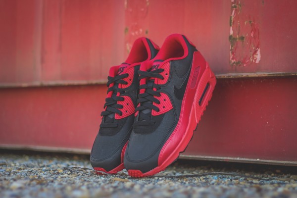 Nike Air Max 90 Winter PRM - Gym Red/Black 3