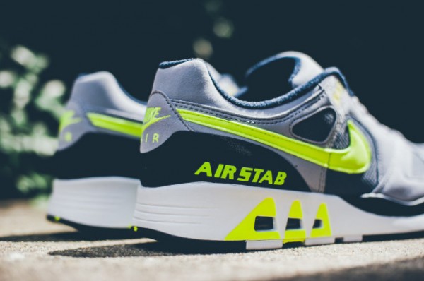 Nike Air Stab - Cool Grey / Volt - Black - White 3