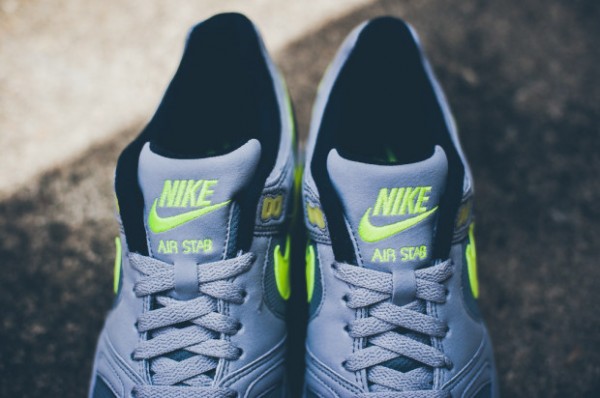 Nike Air Stab - Cool Grey / Volt - Black - White 4