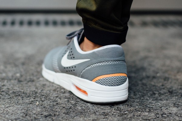 Nike SB Eric Koston 2 Max -  Cool Grey / White - Total Orange  4