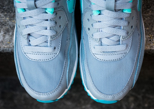 Nike WMNS Air Max 90 – Silver / Hyper Turquoise 4