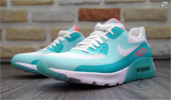 Nike WMNS Air Max 90 Ultra BR - White / LT Retro - Lava 2